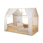 Ciel de lit cabane - Blanc neige