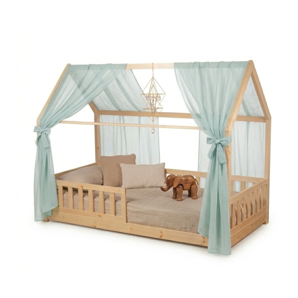 Ciel de lit cabane - Vert azur