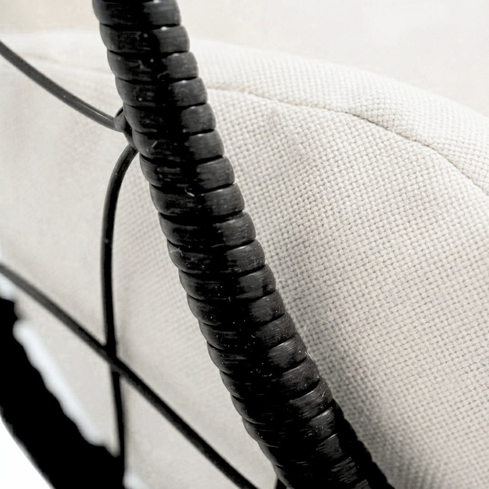 Fauteuil oeuf suspendu avec pieds - SAFRA
