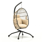 Fauteuil oeuf suspendu avec pieds - MIRAGE